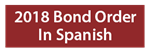 2018 Bond Order in Spanish 